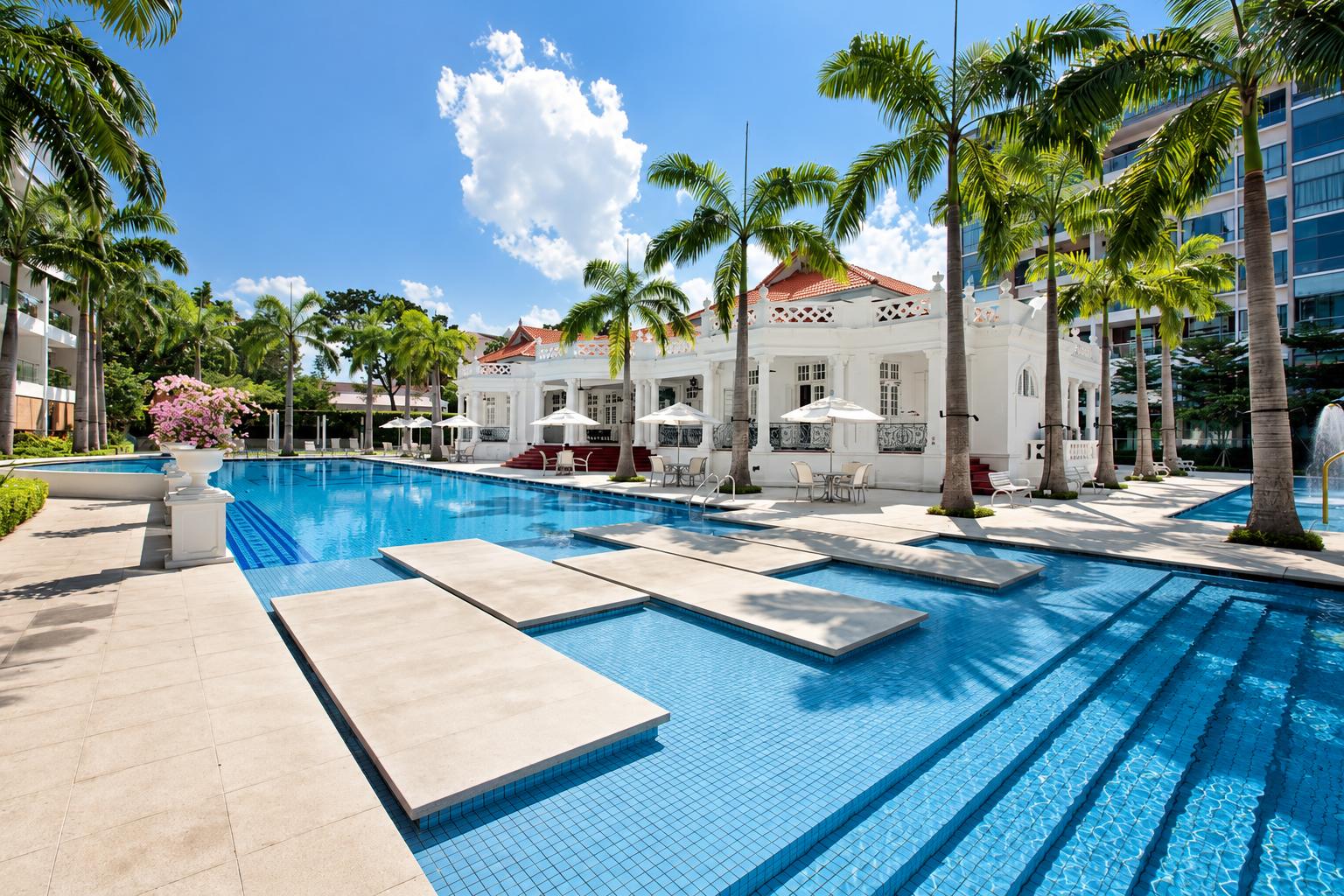 Swimming pool at Lodha Aura, Wadala East