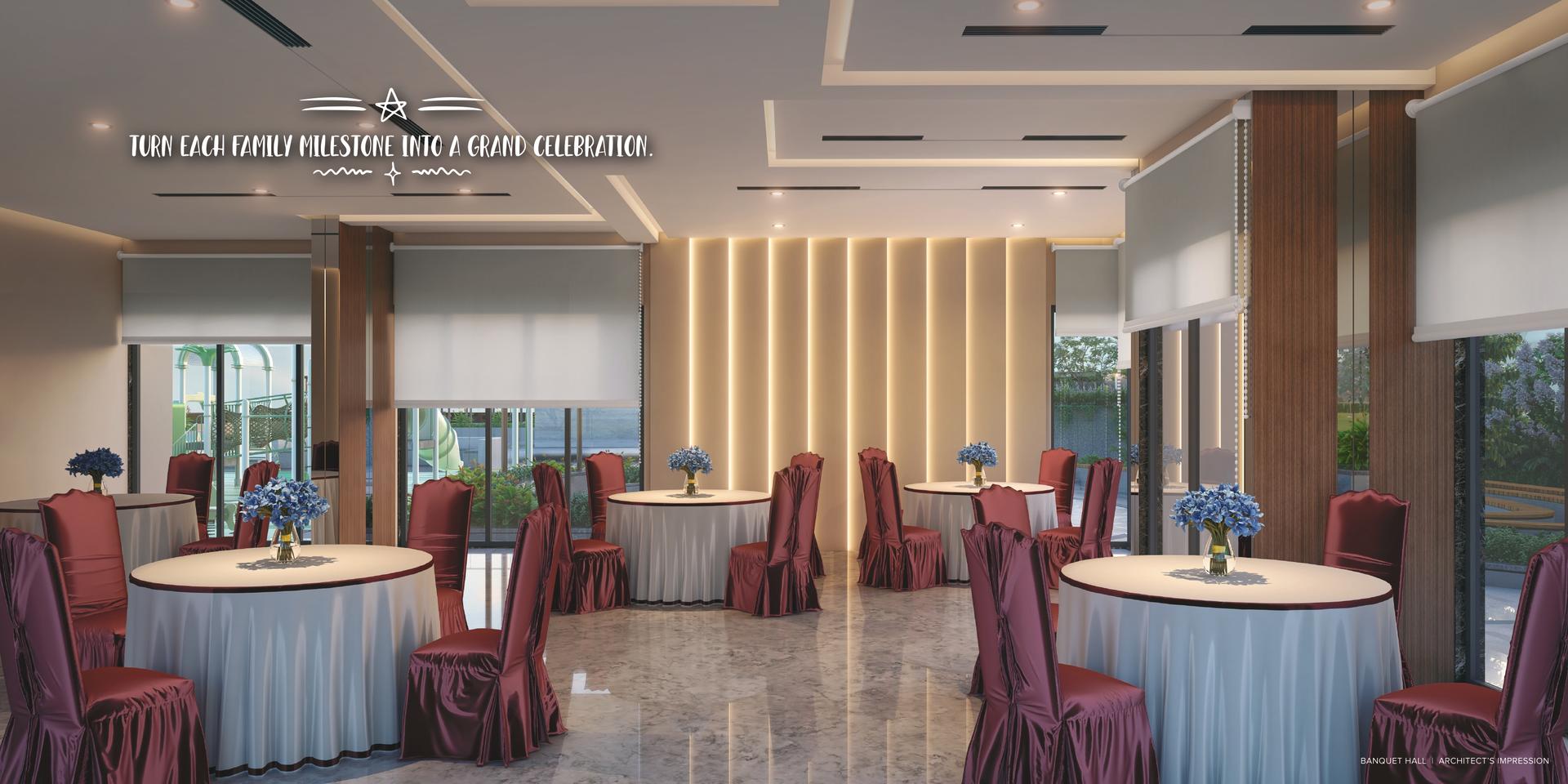 Multipurpose hall at Arkade Eden, Malad West