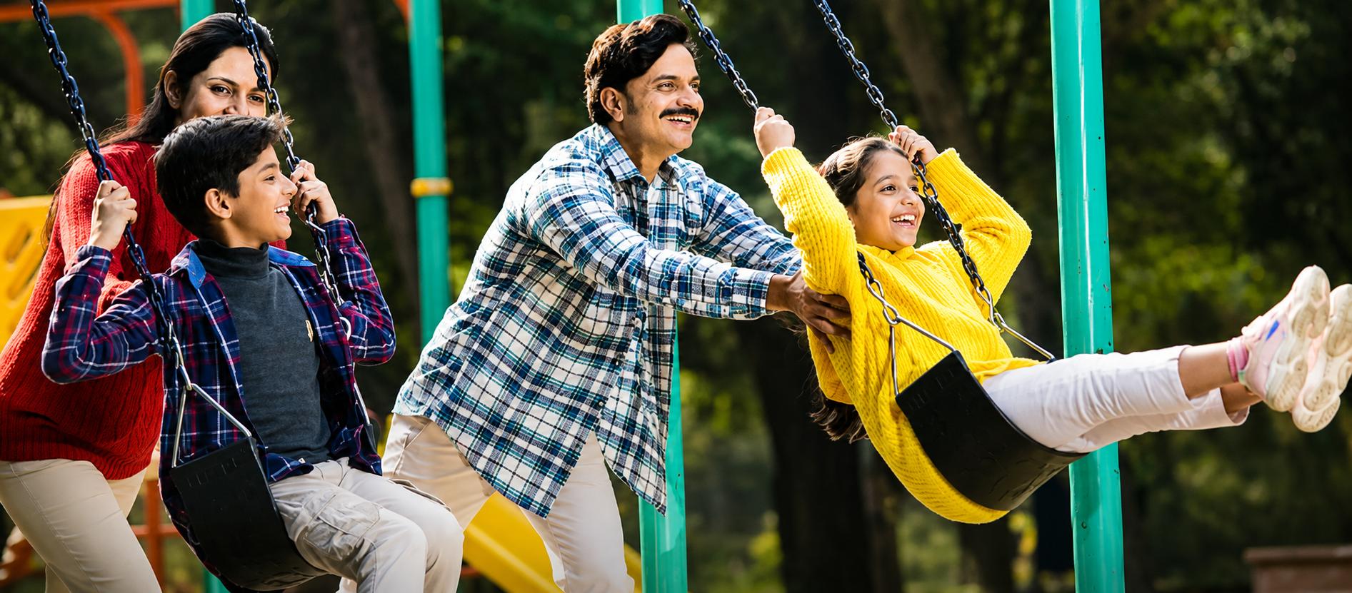 Children's play area at Gurukrupa Maurya, Andheri West