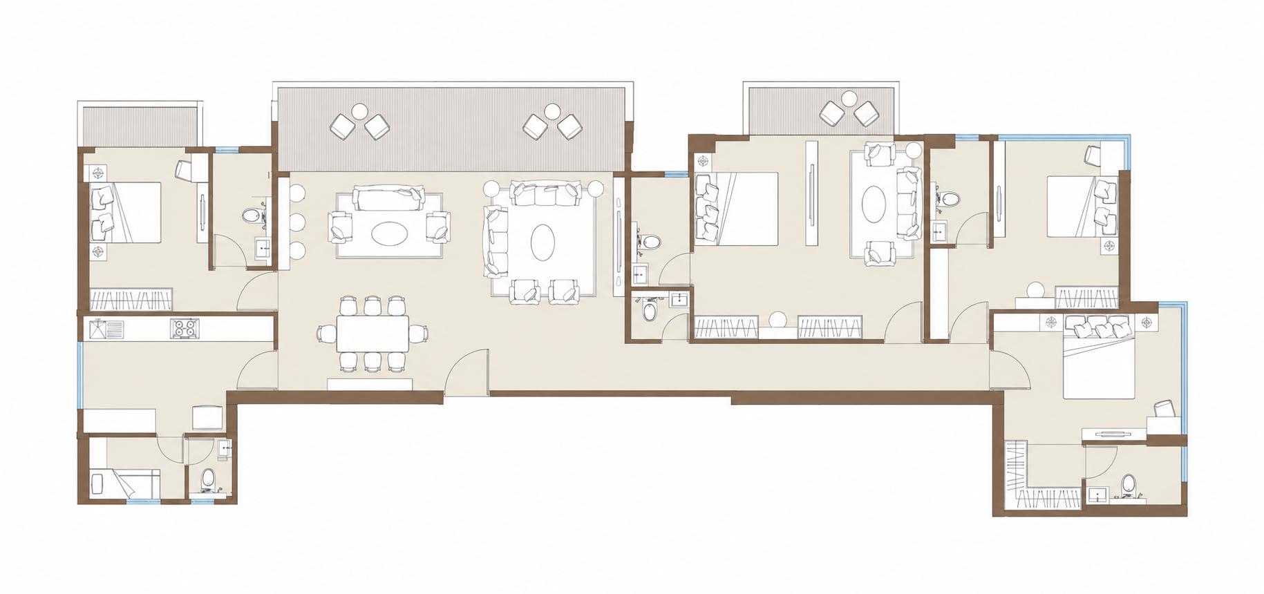 4 BHK Type2 floor plan