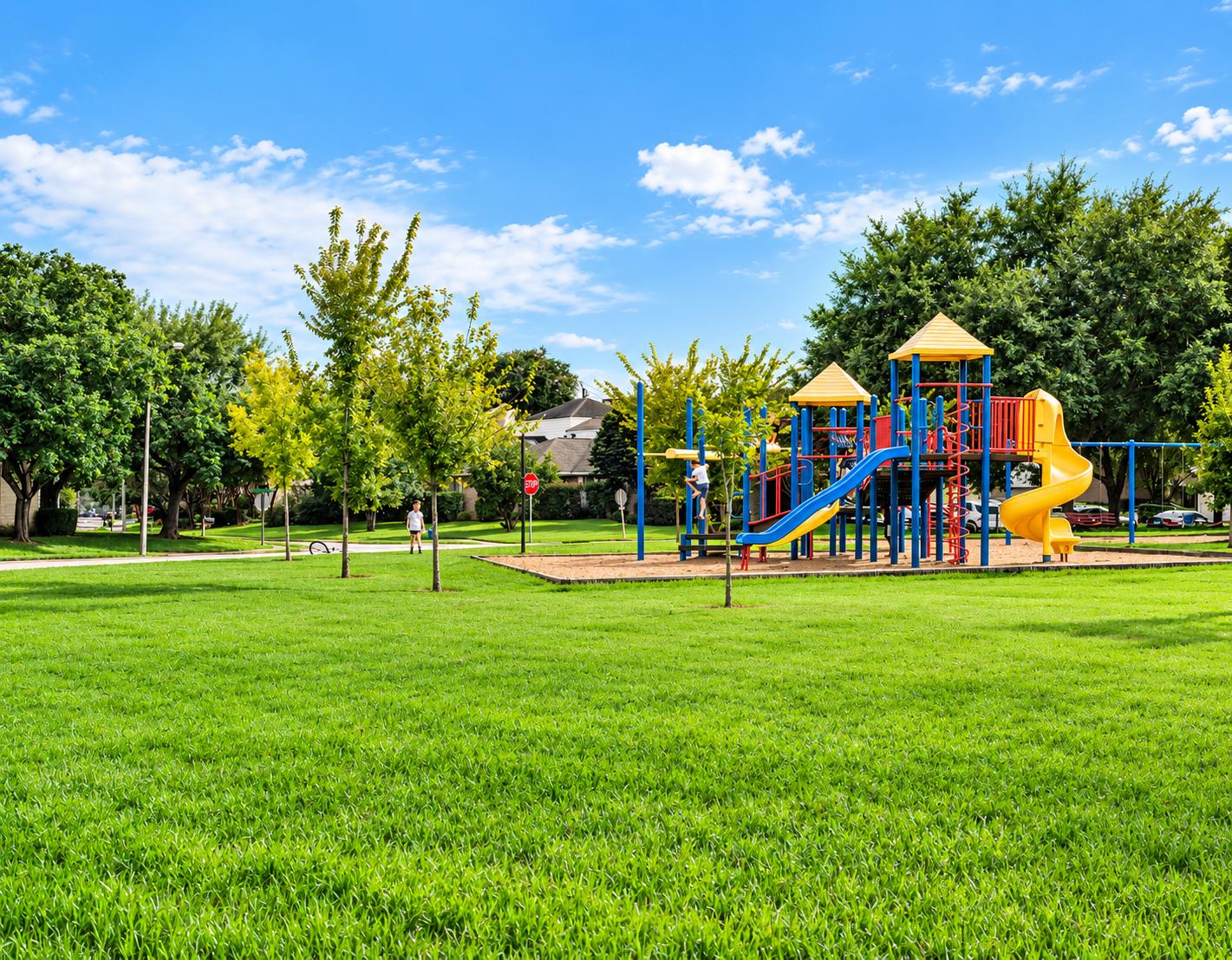 Children's play area at Dosti Mezzo 22, Sion