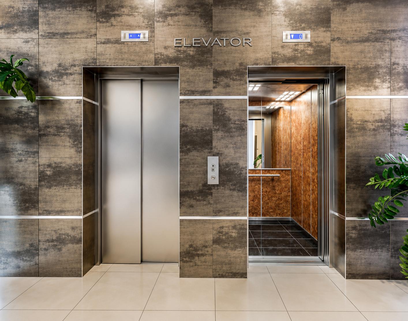High-speed elevators at Kabra Tiara, Goregaon East