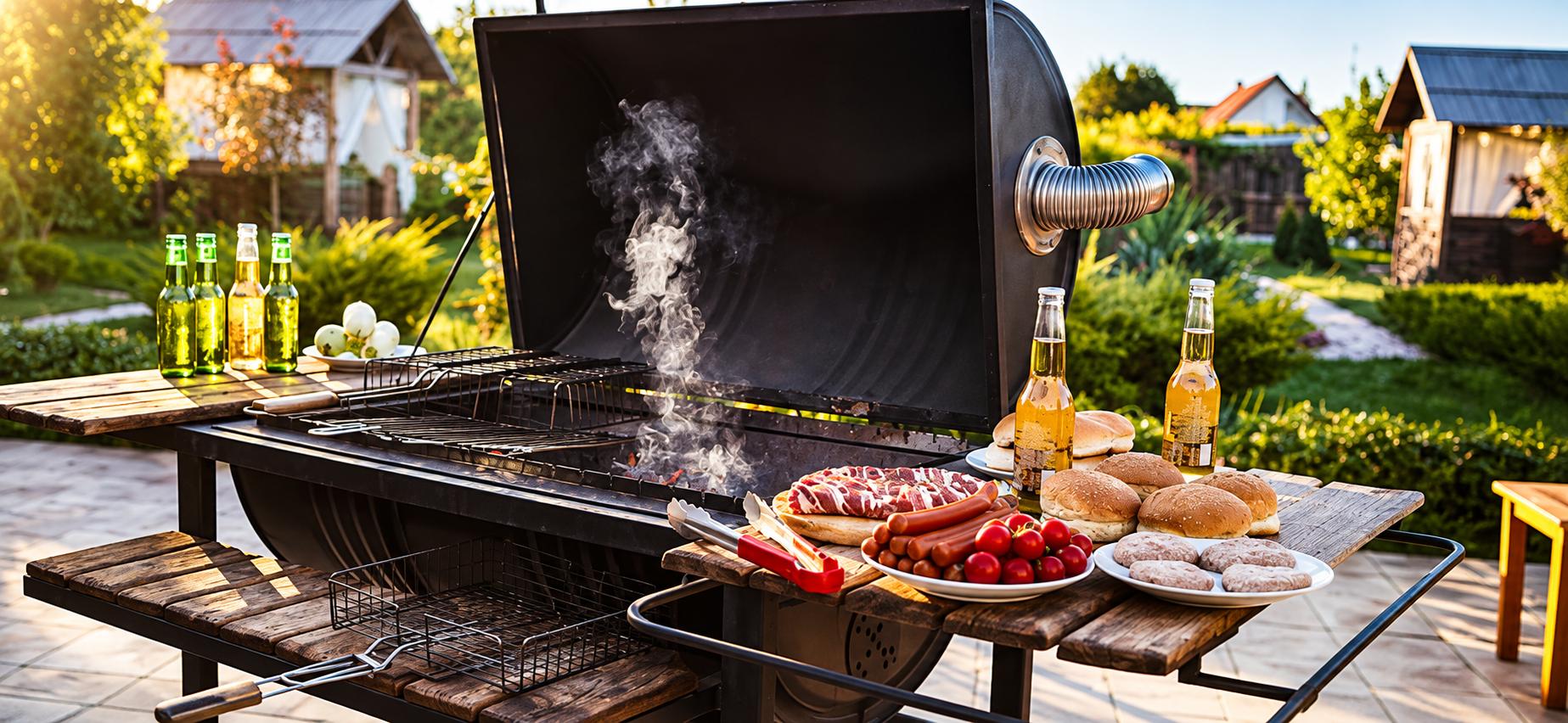 BBQ area at Raymond  Invictus by GS - BKC, Bandra East