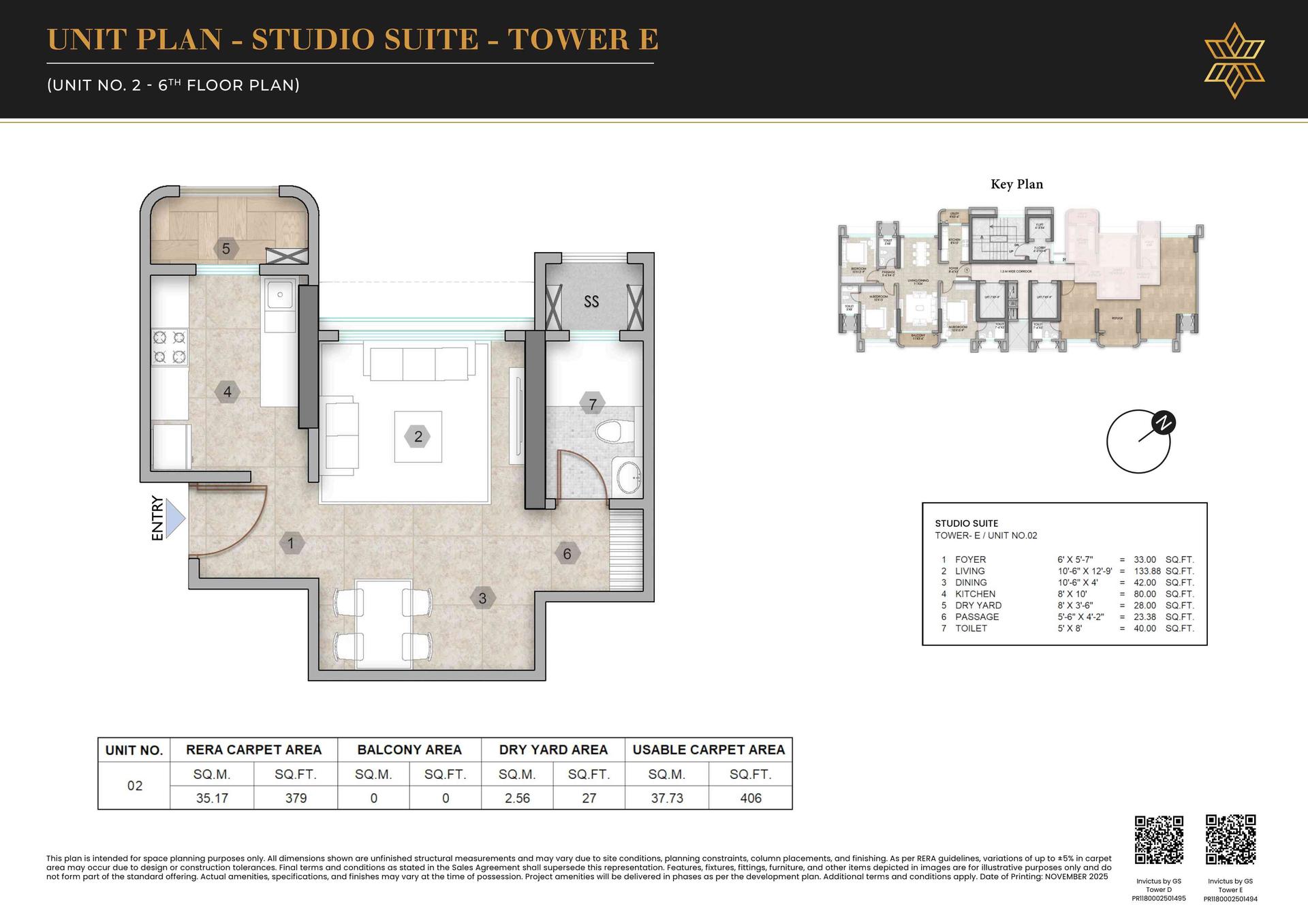 Studio Suite floor plan