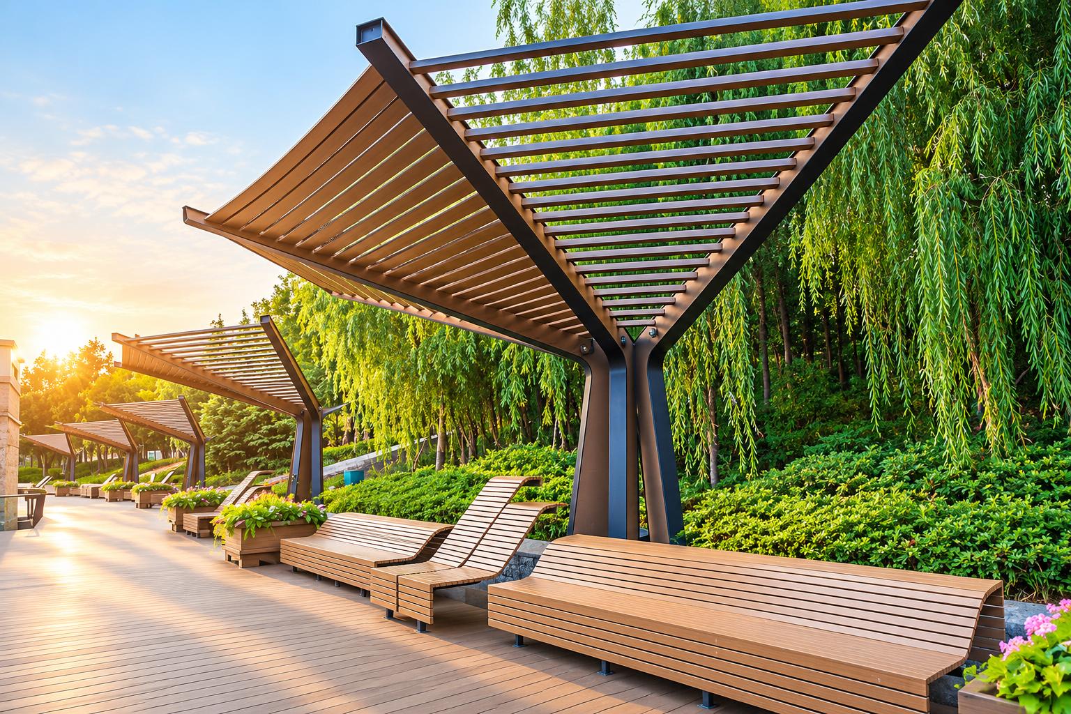 Landscaped gardens at Dynamix Luma, Andheri East