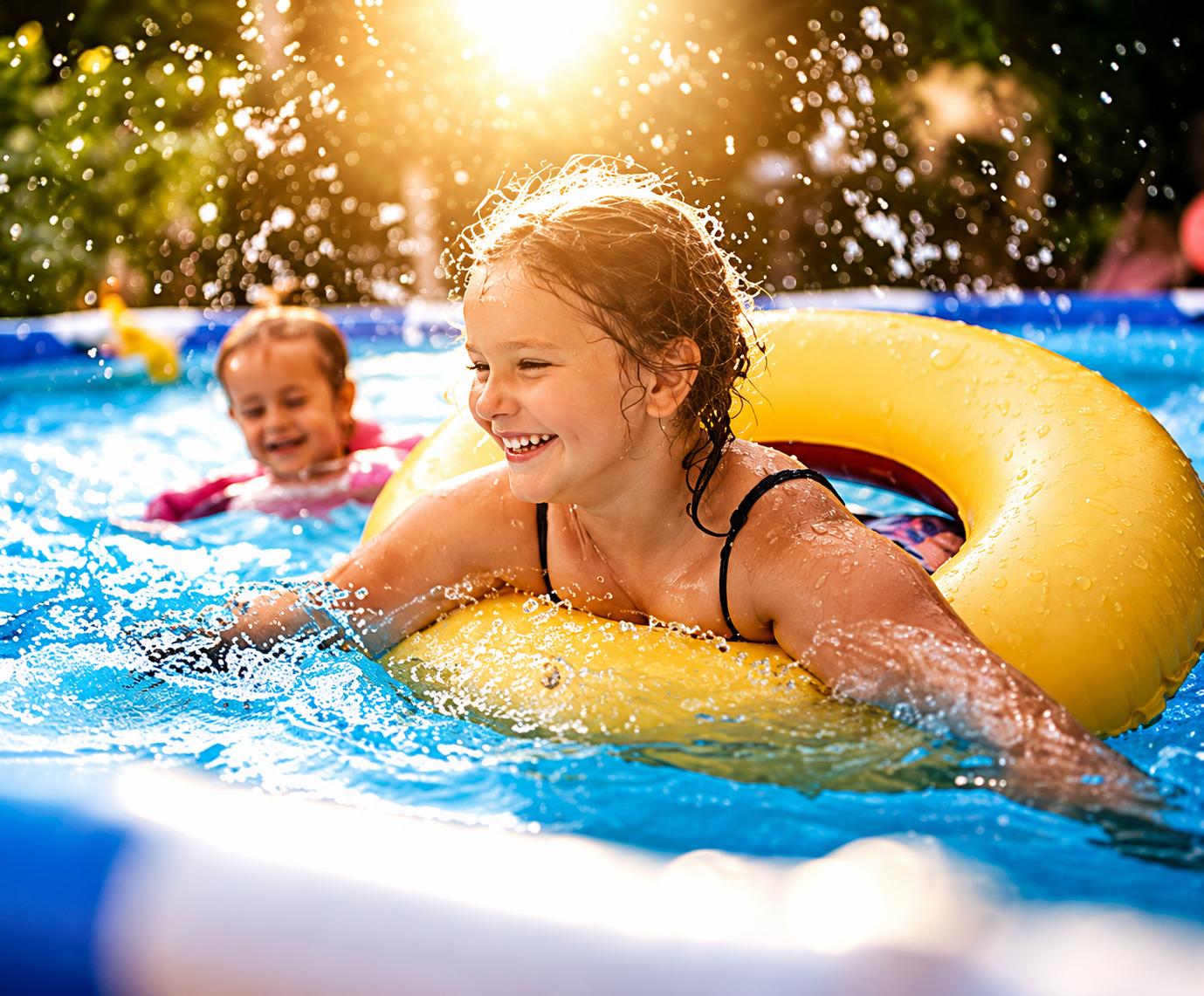 Children's pool at Samarth Aura, Bhandup West