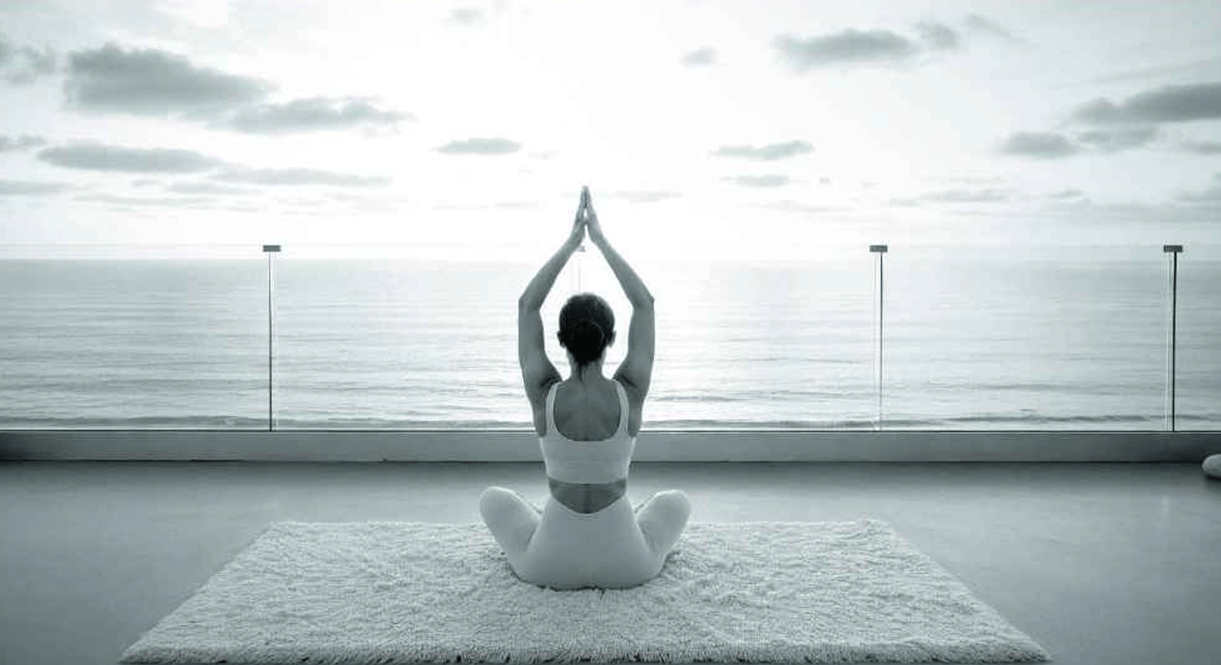Yoga / meditation at Kripa Oasis, Pali Hill