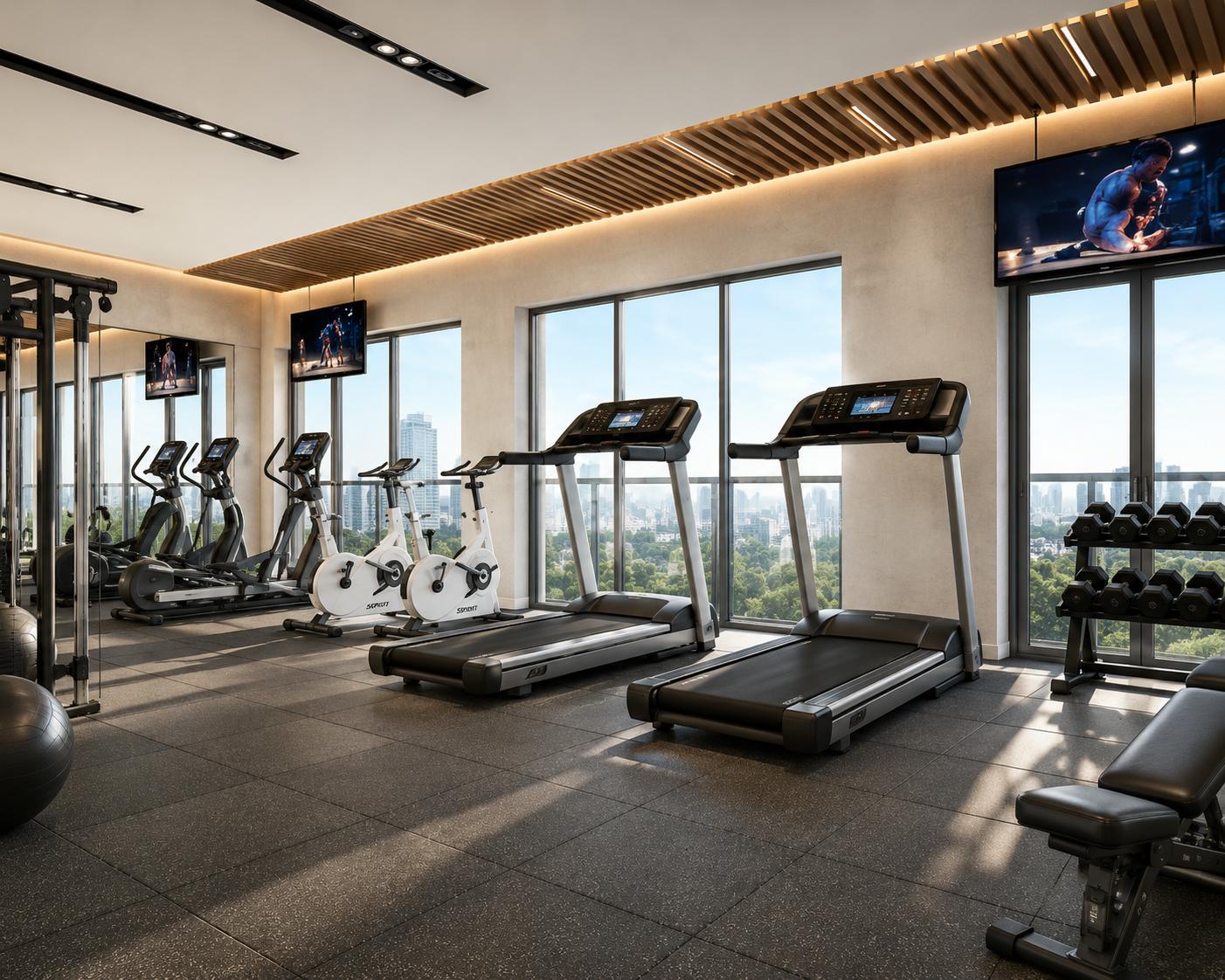 Gym at Rijin Florence, Dahisar West