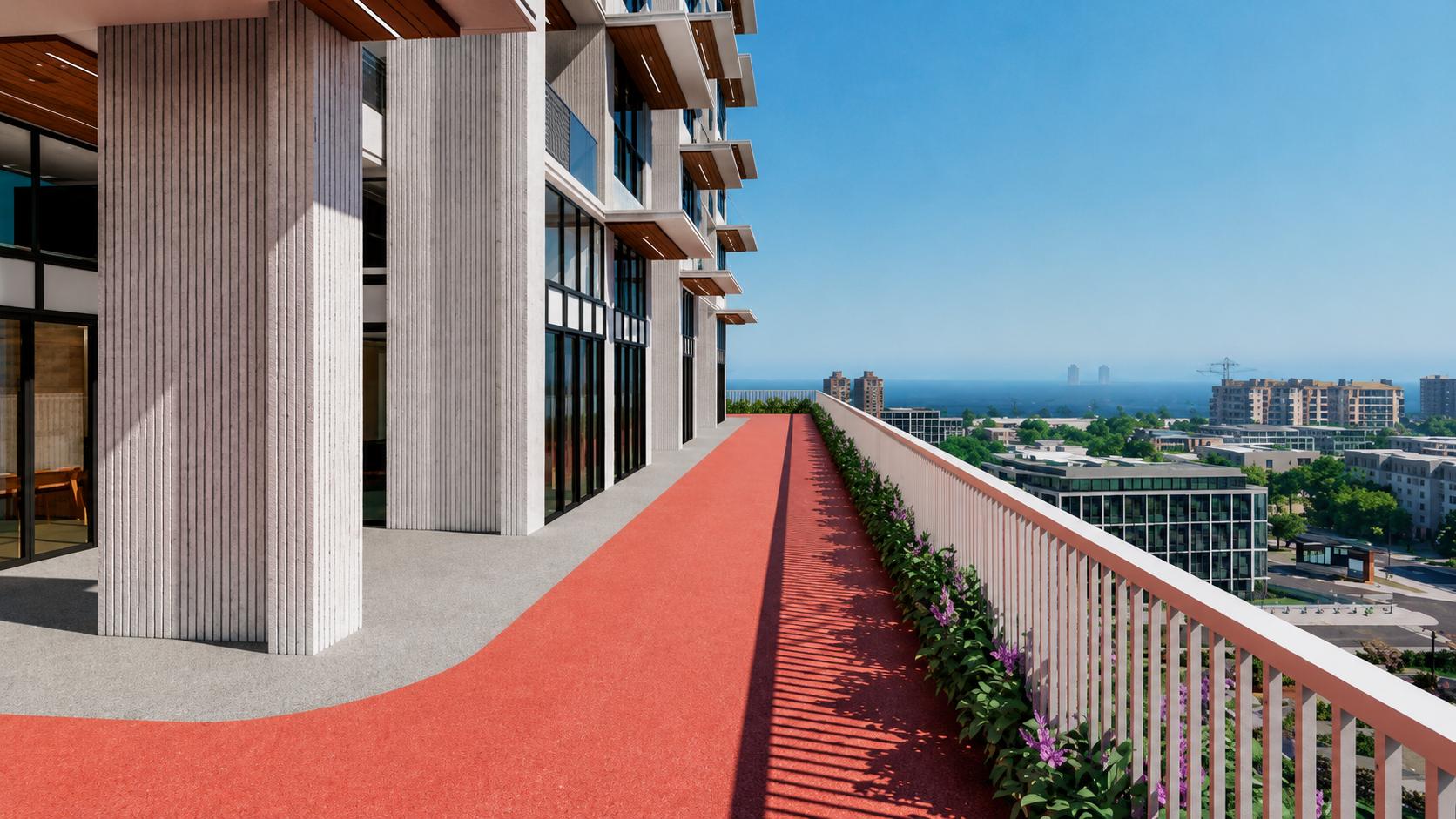 Jogging track at Suraj Park View, Dadar West