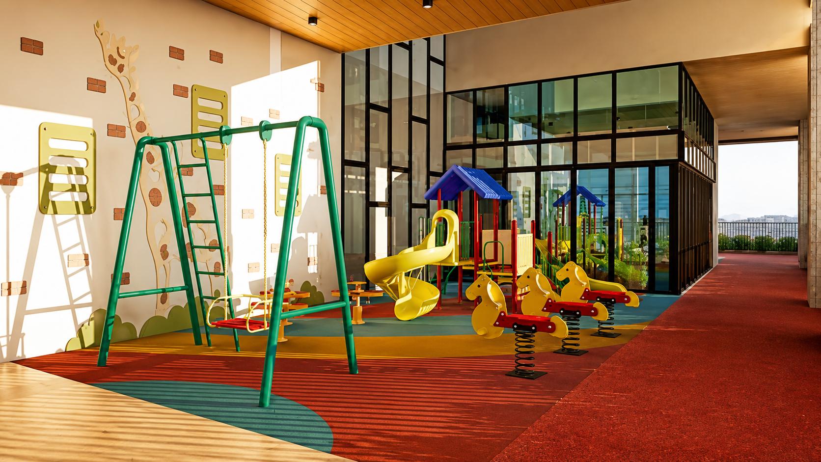 Children's play area at Suraj Park View, Dadar West