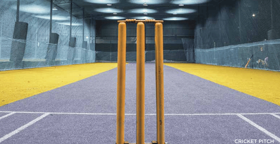 Cricket pitch at Ruparel Stardom, Malad West
