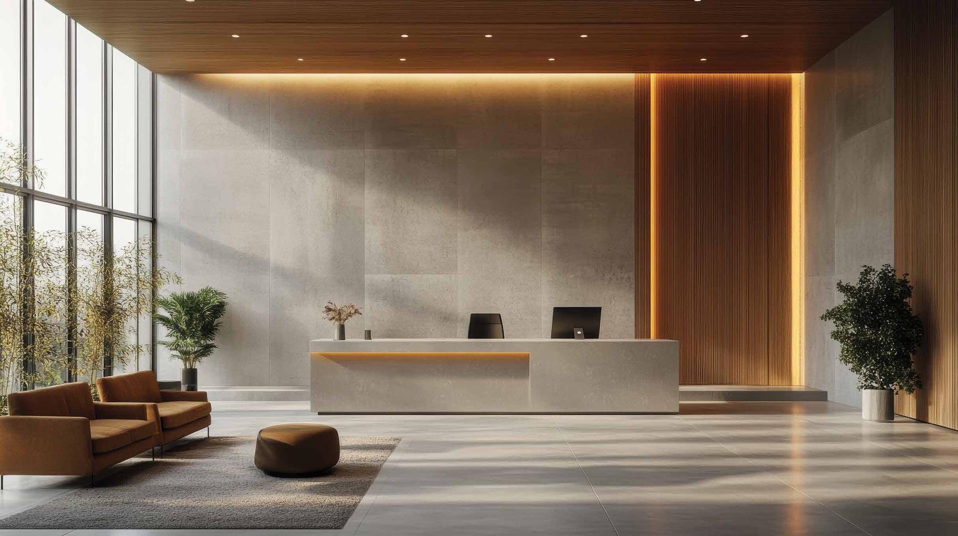 Grand entrance lobby at Sanghvi Morya, Dadar West