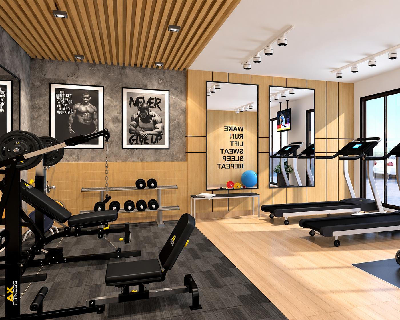 Gym at PCPL Pearl Palace, Santacruz West