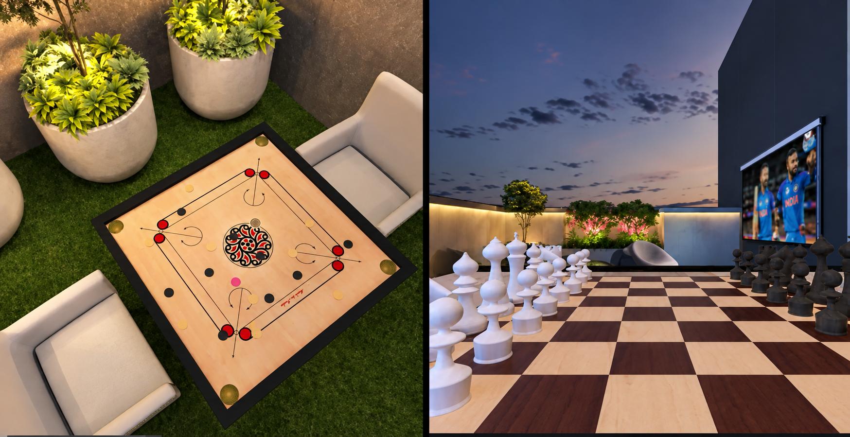 Indoor games at PCPL Pearl Palace, Santacruz West
