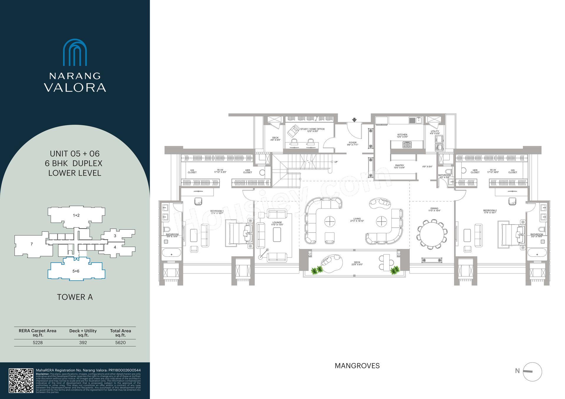 6BHK Type2 floor plan