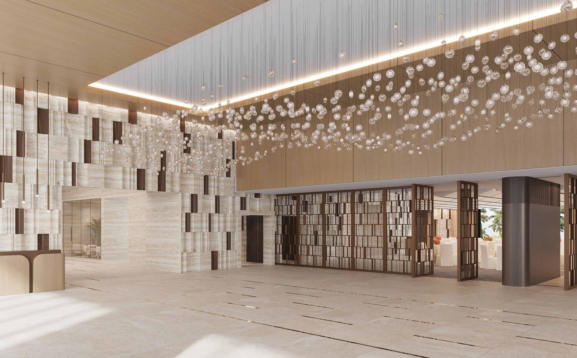 Grand entrance lobby at Narang Valora, Goregaon West