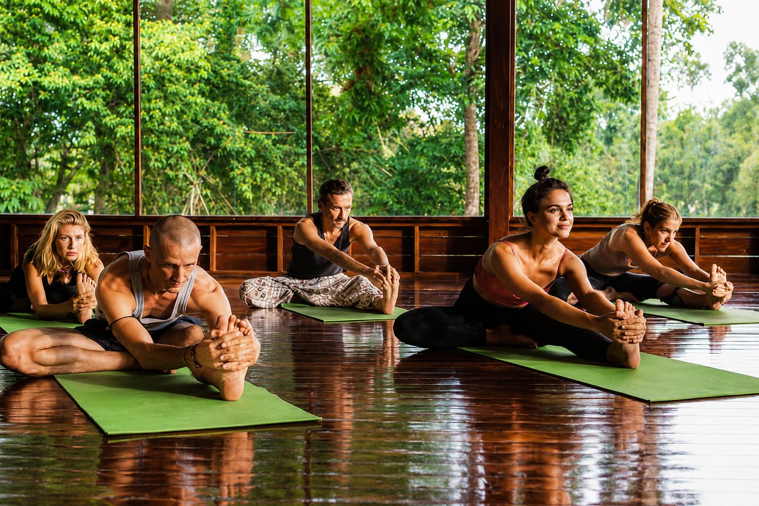 Yoga / meditation at Ruparel Westsky, Kandivali West