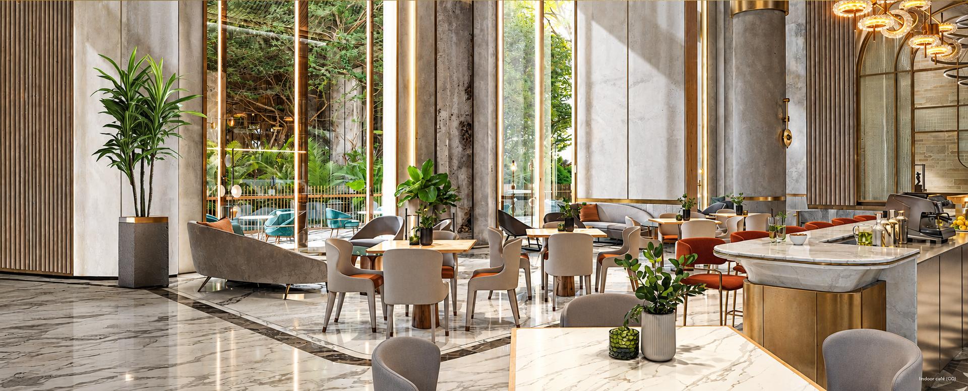 Café at Lodha Aureus, Sewri