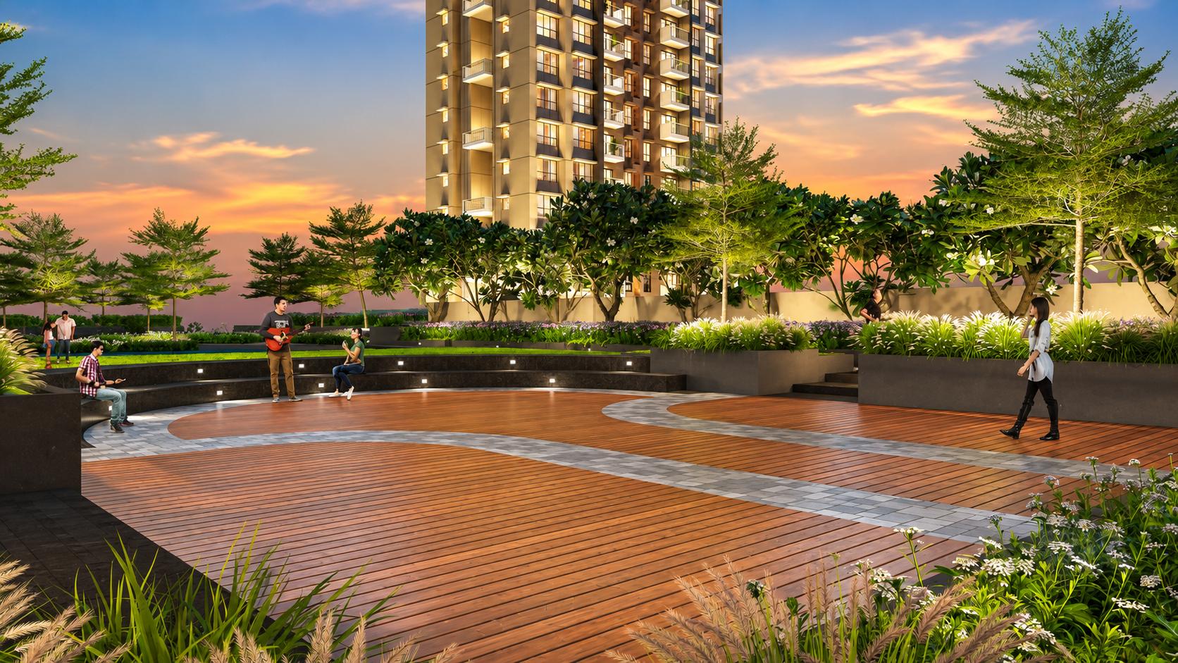 Amphitheater at Mahindra Marina64, Malad West