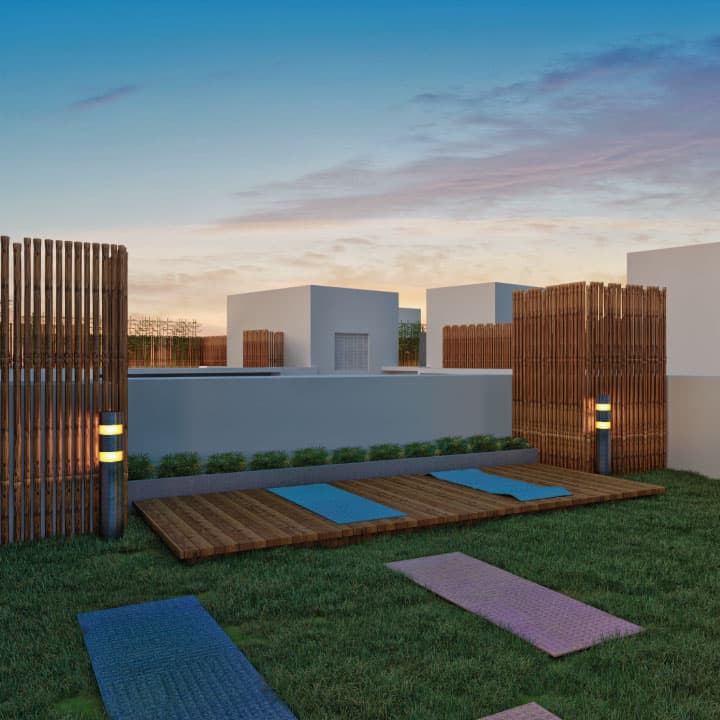 Yoga / meditation at Marathon NeoPark, Bhandup West