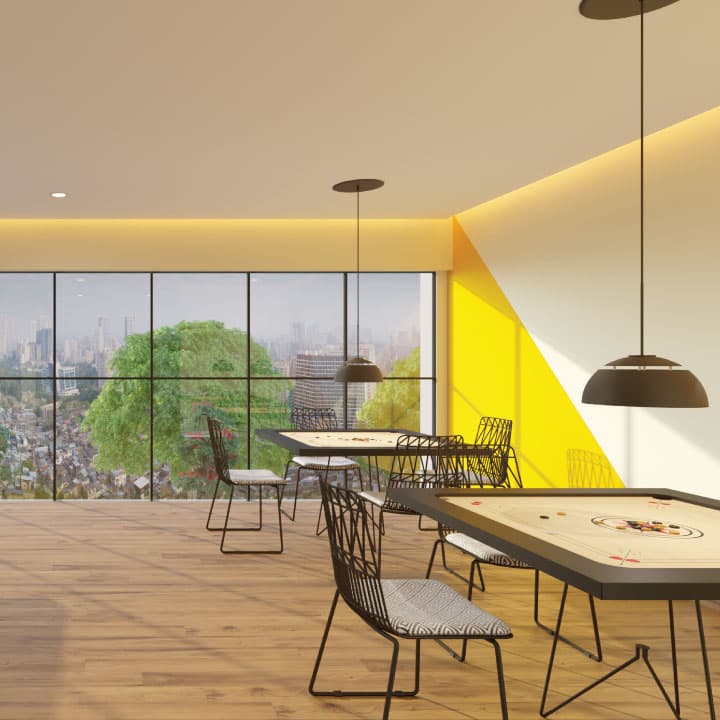 Indoor games at Marathon NeoPark, Bhandup West