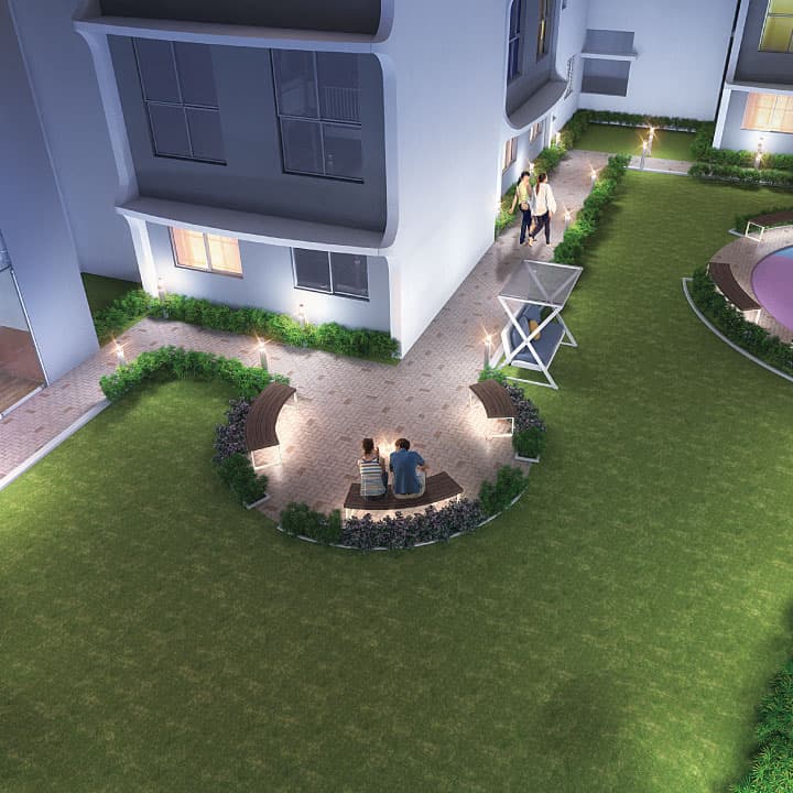 Jogging track at Marathon NeoPark, Bhandup West