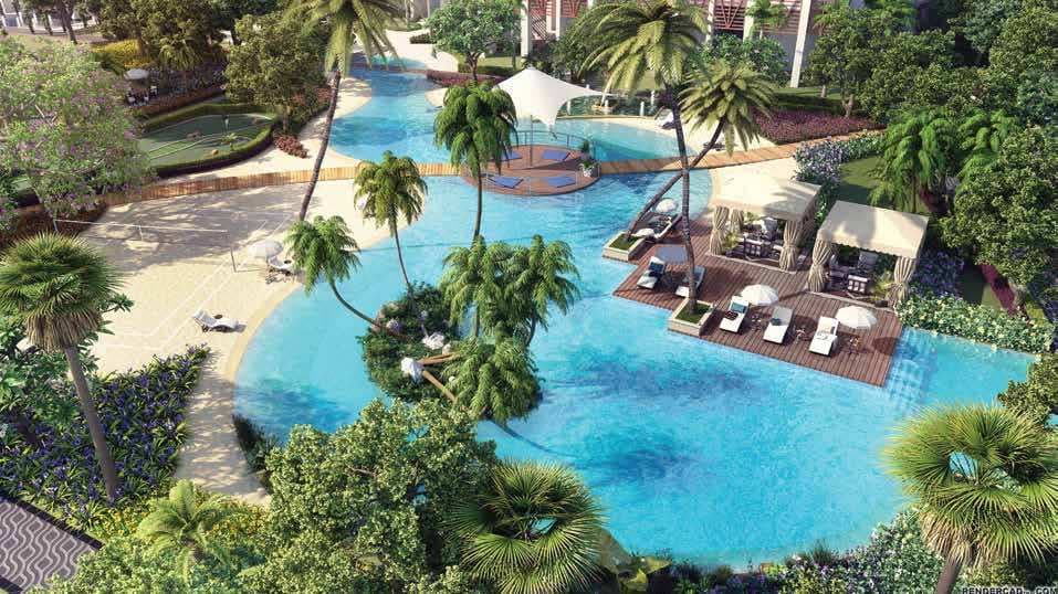 Swimming pool at Monte South, Byculla West