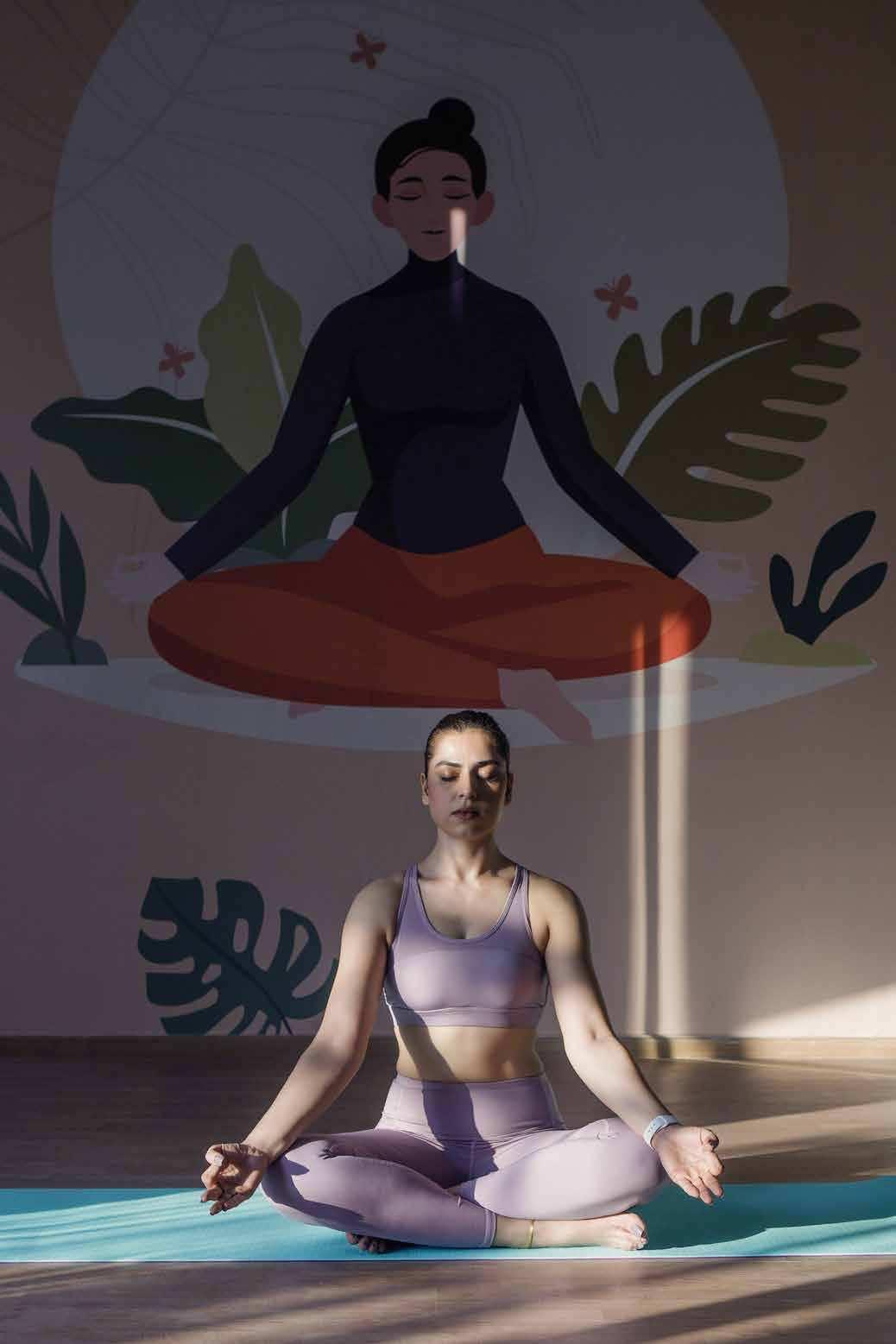 Yoga / meditation at Monte South, Byculla West
