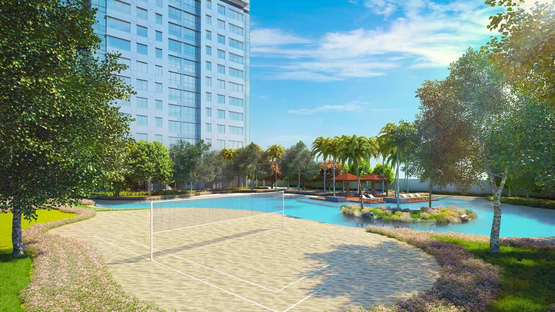 Landscaped gardens at Monte South, Byculla West