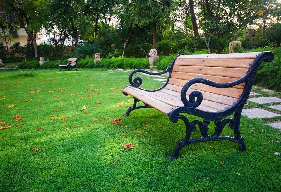 Senior citizen area at Agarwal Floresta, Malad East