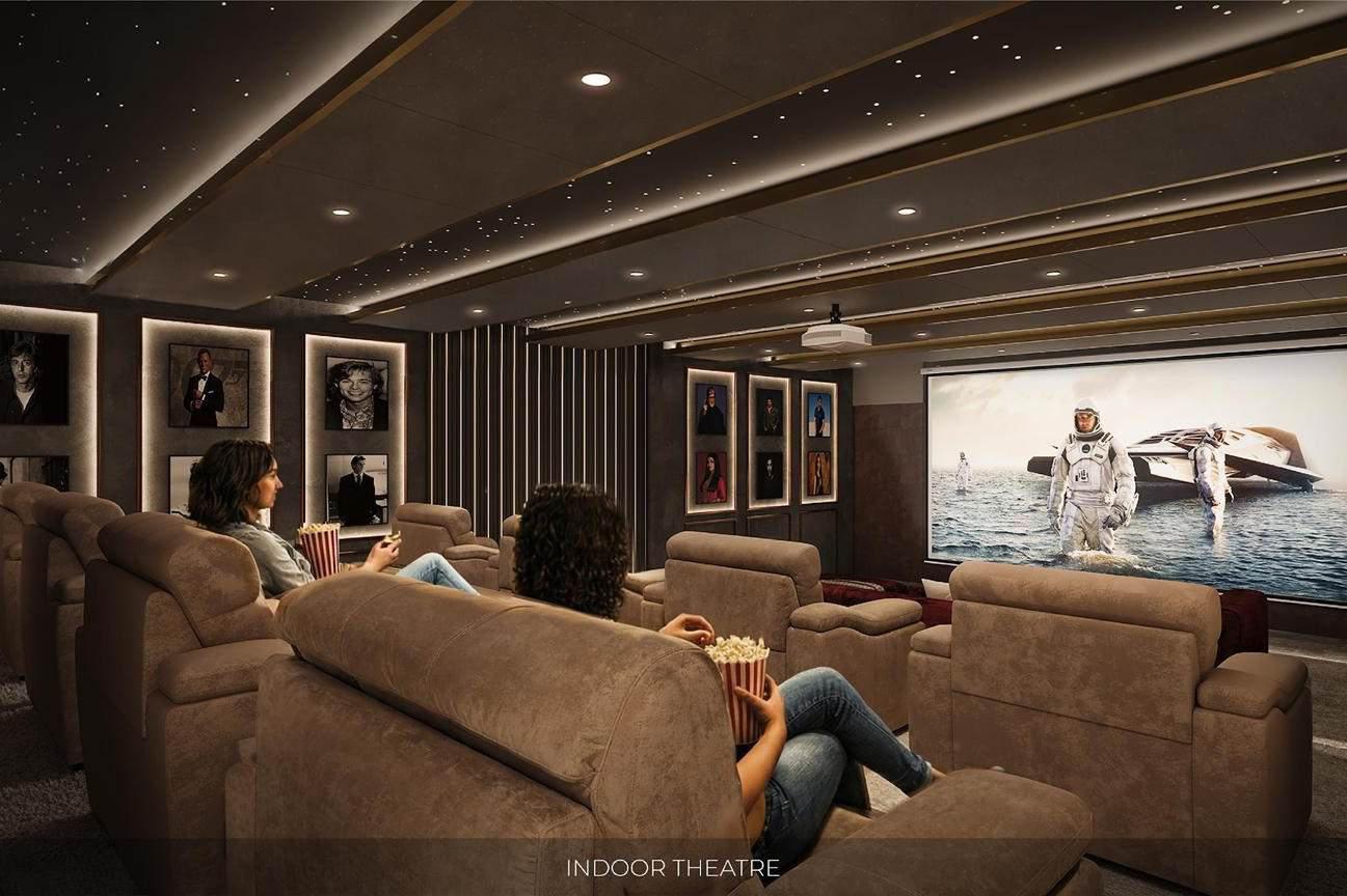 Mini theatre at Avhad Bayline Residency, Mahim West