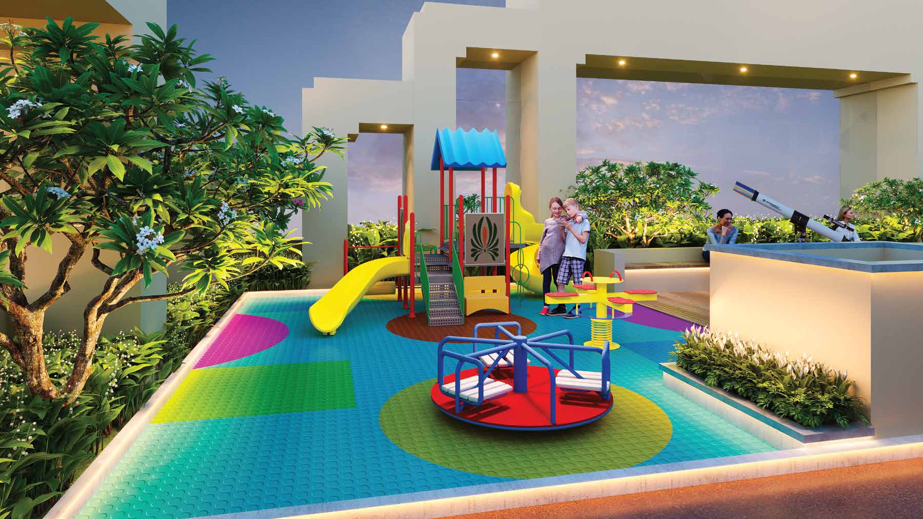 Children's play area at Satre Happynest, Kanjurmarg East