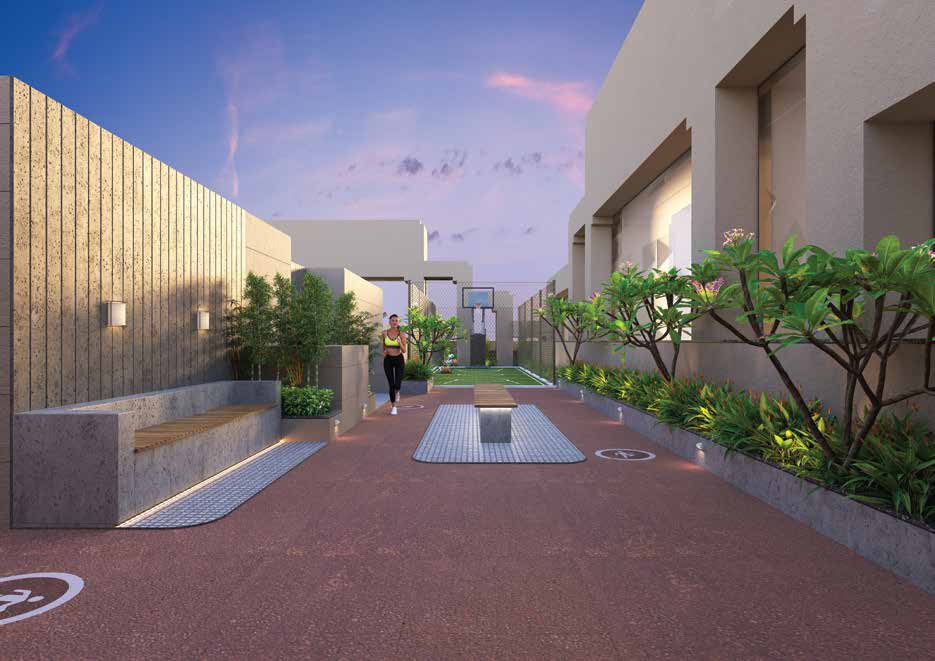 Jogging track at Satre Happynest, Kanjurmarg East