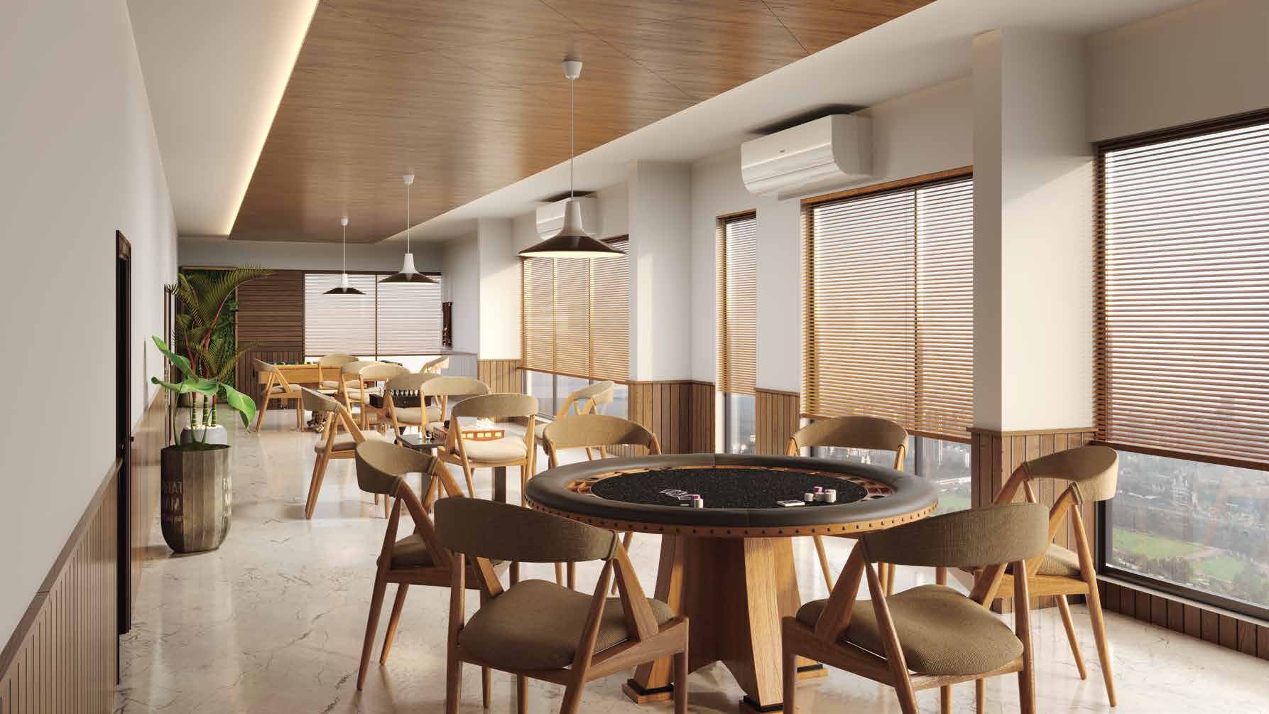 Indoor games at Satre Happynest, Kanjurmarg East