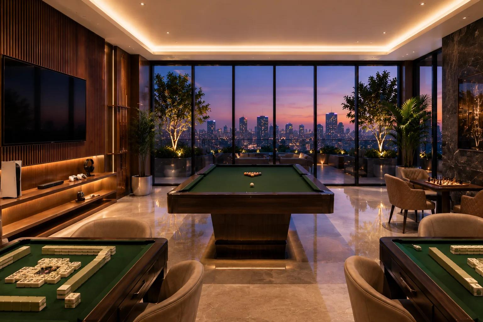 Indoor games at Shelton Elite by Marriott Realtors, Juhu