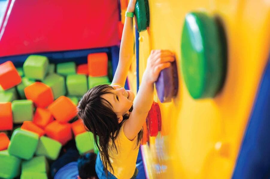 Children's play area at Prestige Ocean Towers, Girgaon