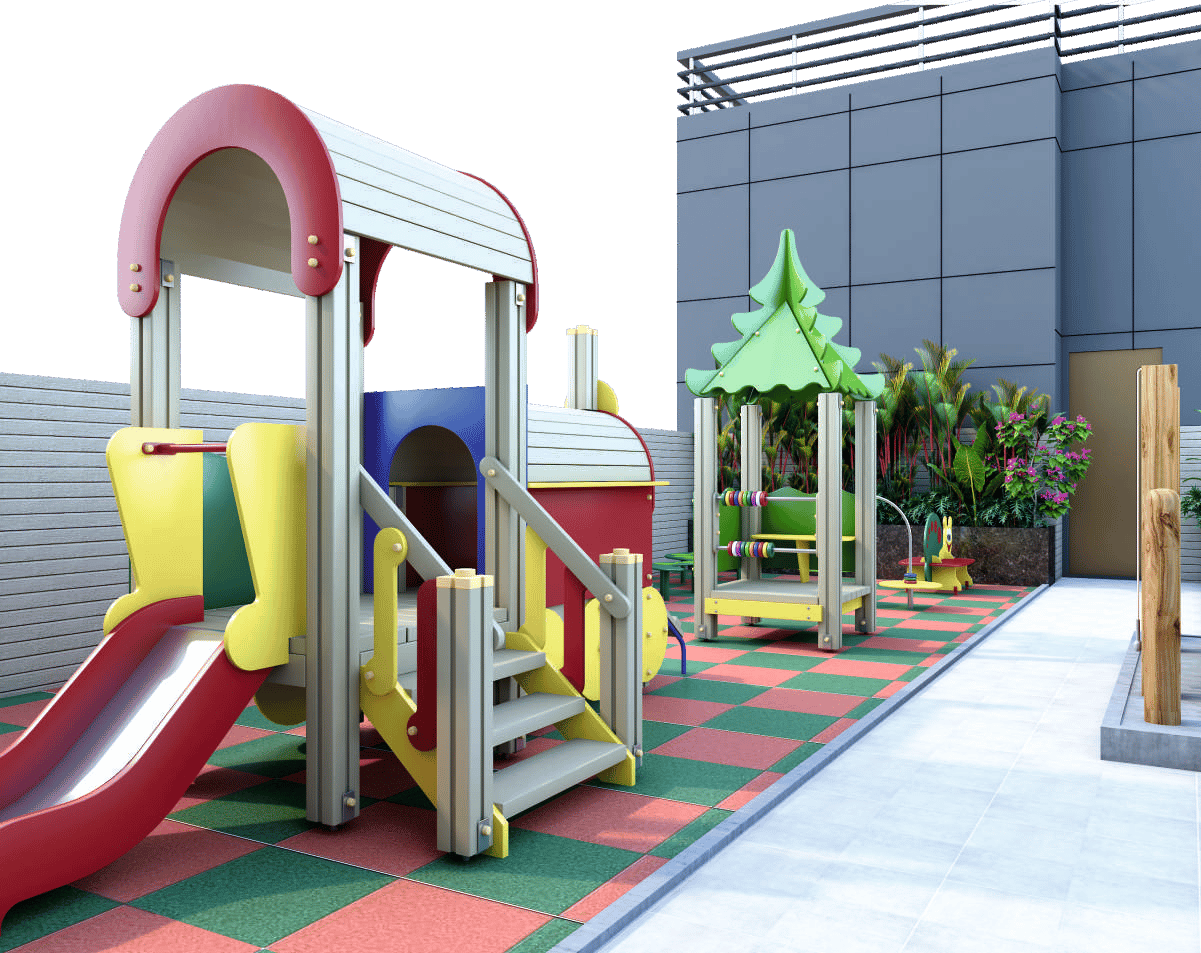 Children's play area at Vaibhav Vista, Andheri West