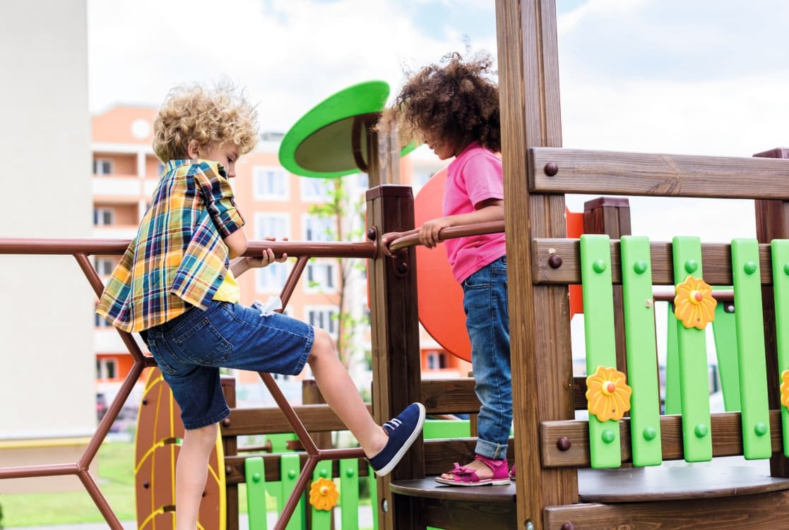 Children's play area at Rathi Nivera, Borivali East