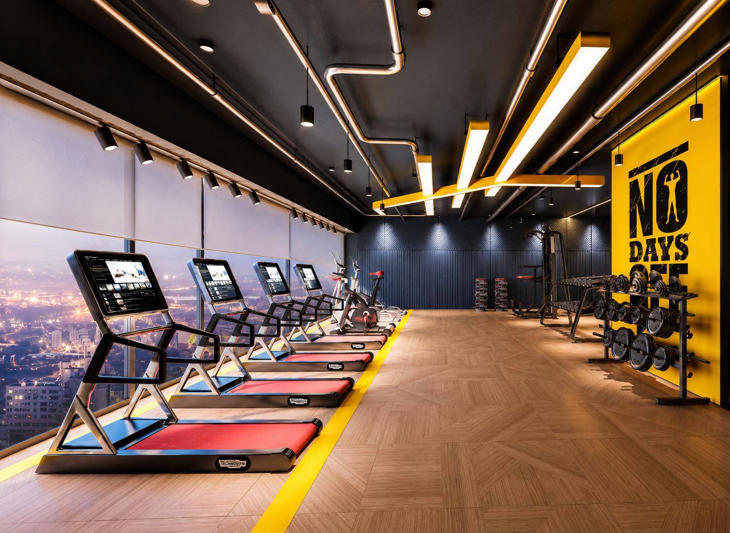 Gym at Sunbeam Heights, Andheri West