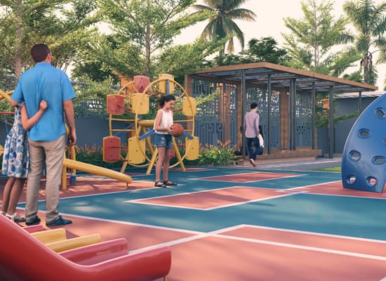Children's play area at Agarwal Florence, Goregaon West