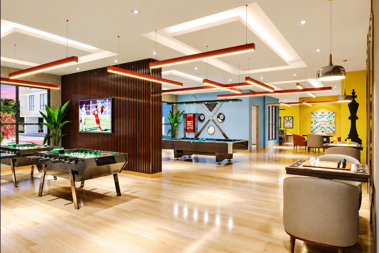 Indoor games at Kolte Patil Alora, Santacruz East