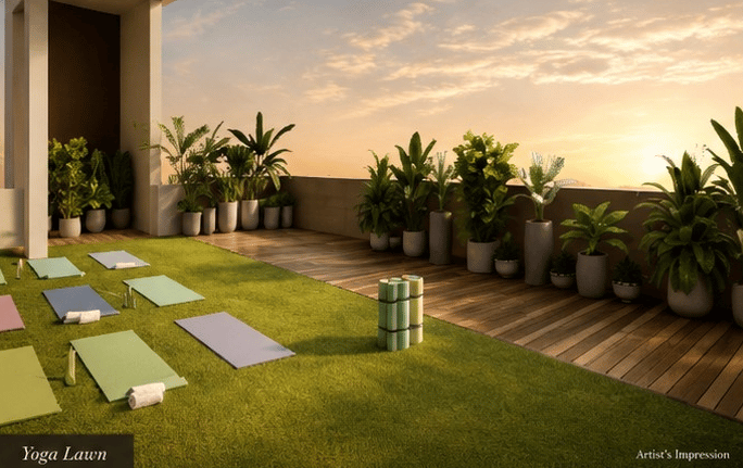 Yoga / meditation at Chandak Treesourus, Malad West