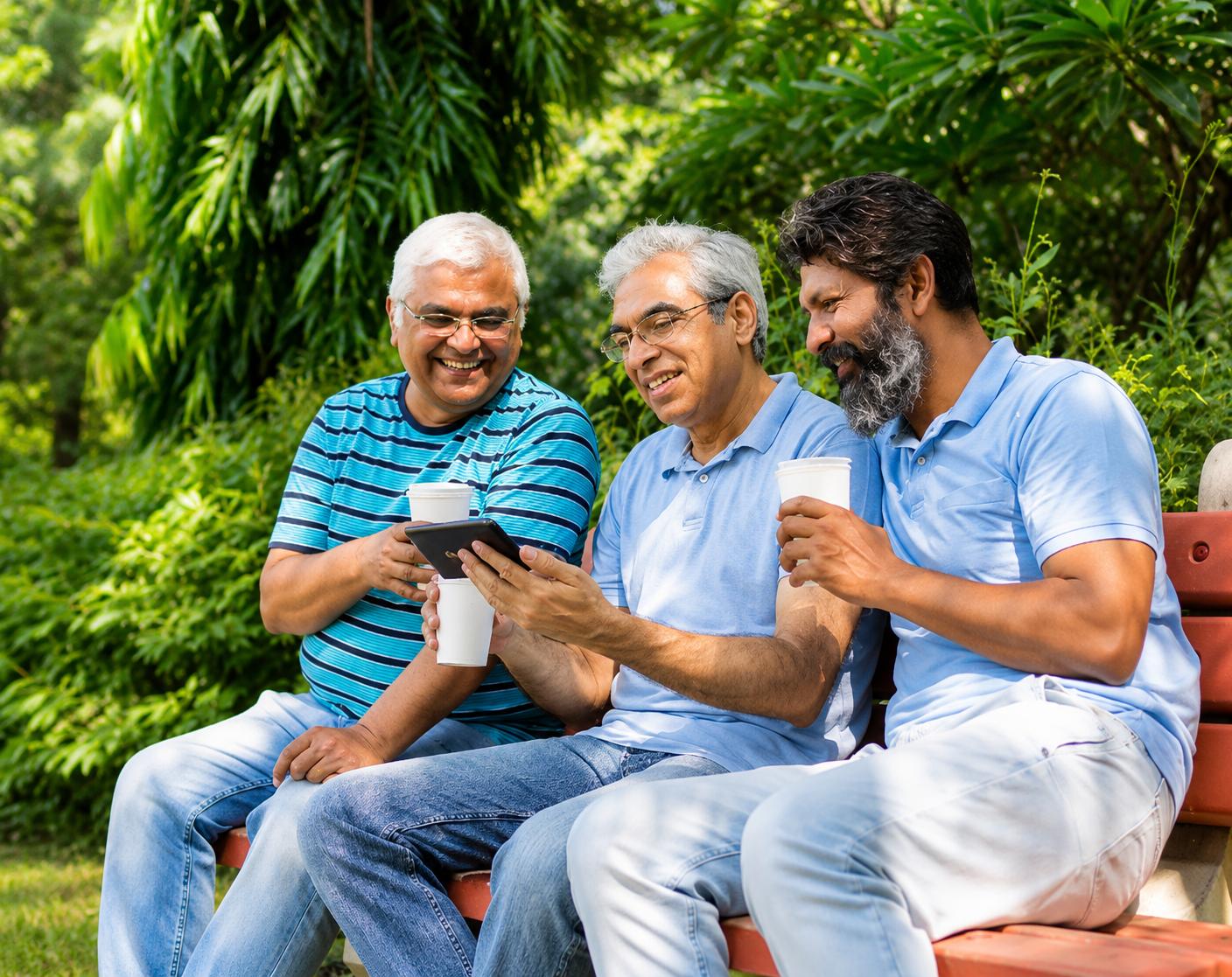 Senior citizen area at S3 Skygreens, Mira Road East