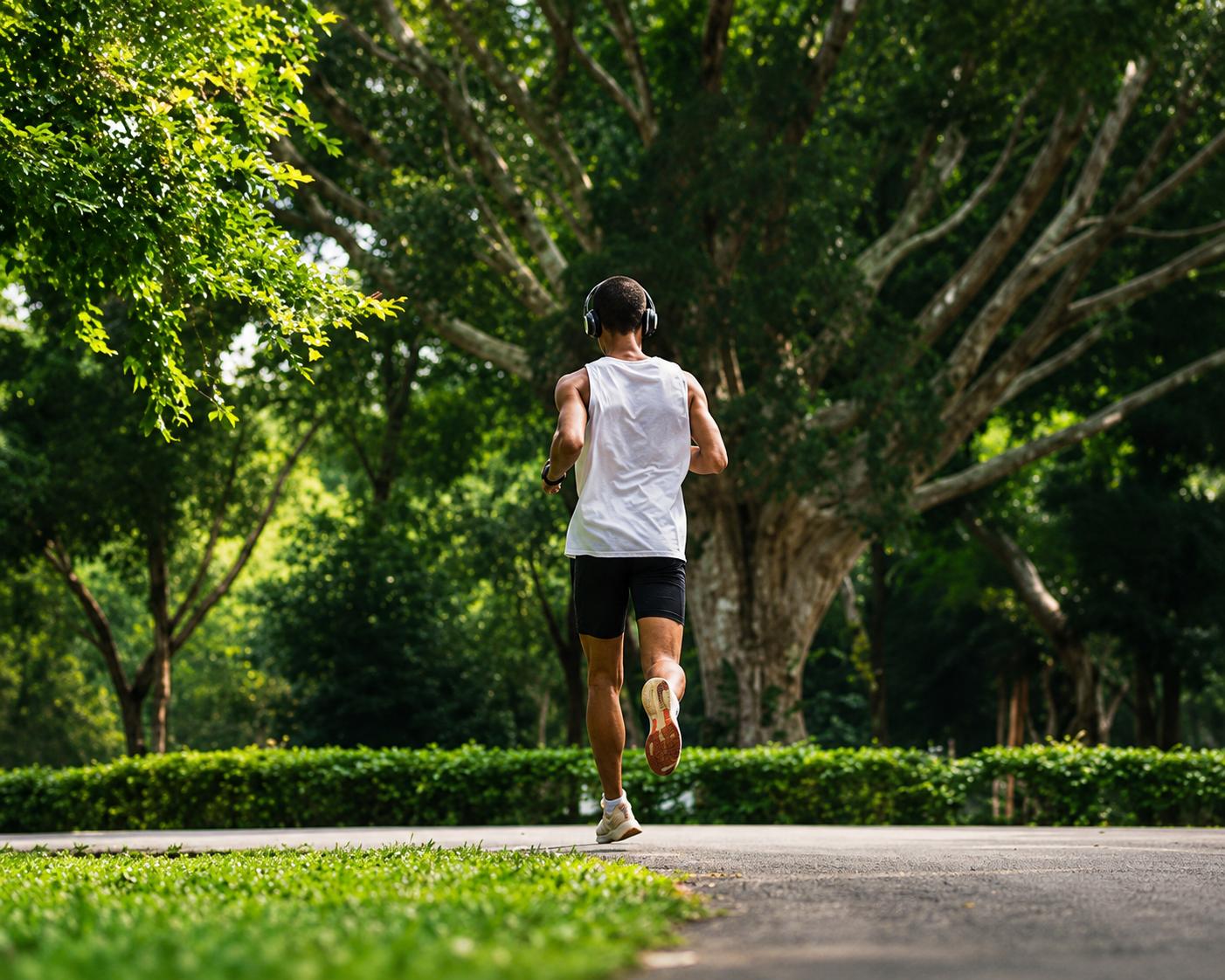 Jogging track at S3 Skygreens, Mira Road East