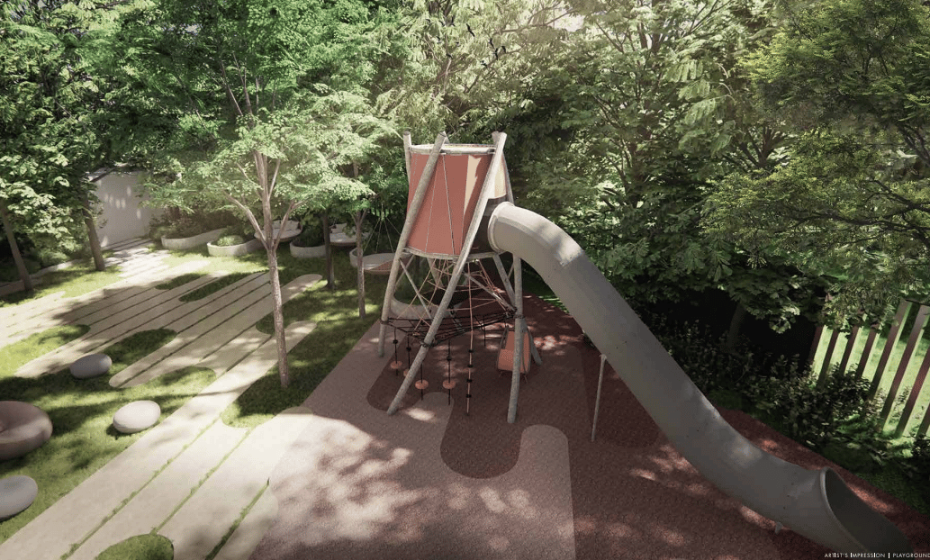 Children's play area at Rustomjee Crescent, Bandra West