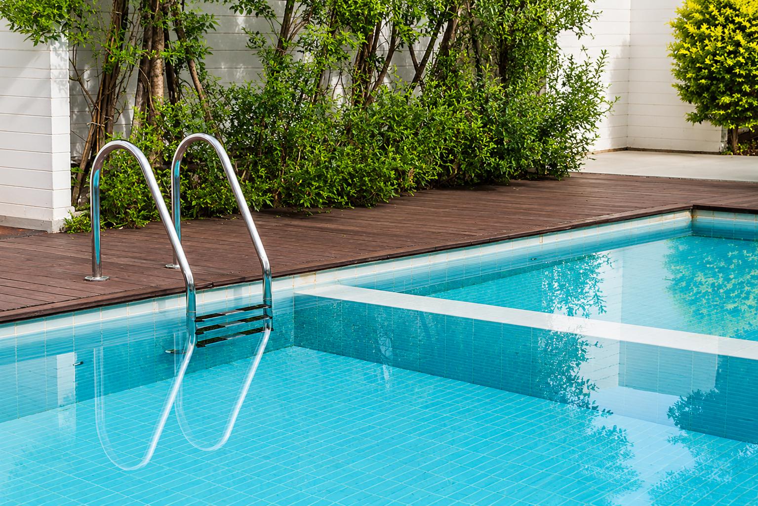 Swimming pool at Dynamix Astrum, Malad East