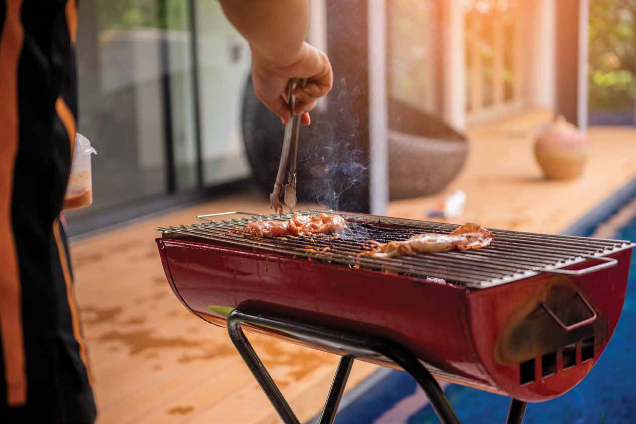 BBQ area at Lokhandwala Vibe, Andheri West