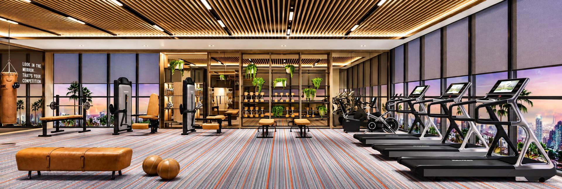 Gym at Sheth Beaumonte Tower C, Sion