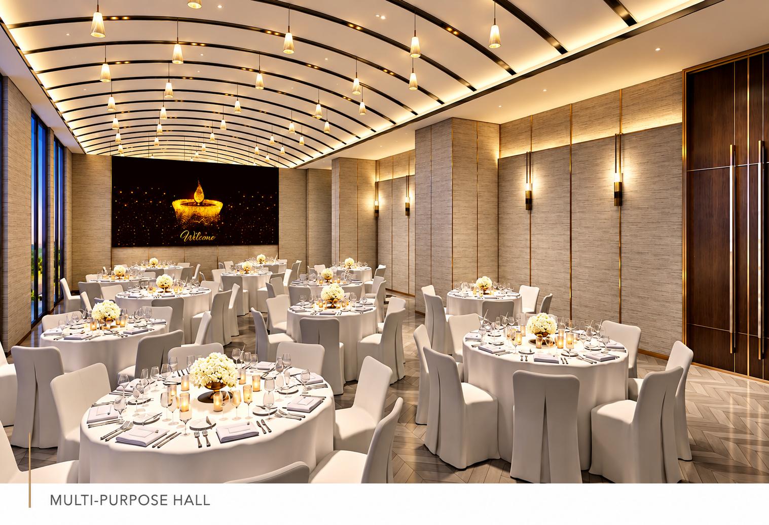 Multipurpose hall at Sheth Beaumonte Tower C, Sion