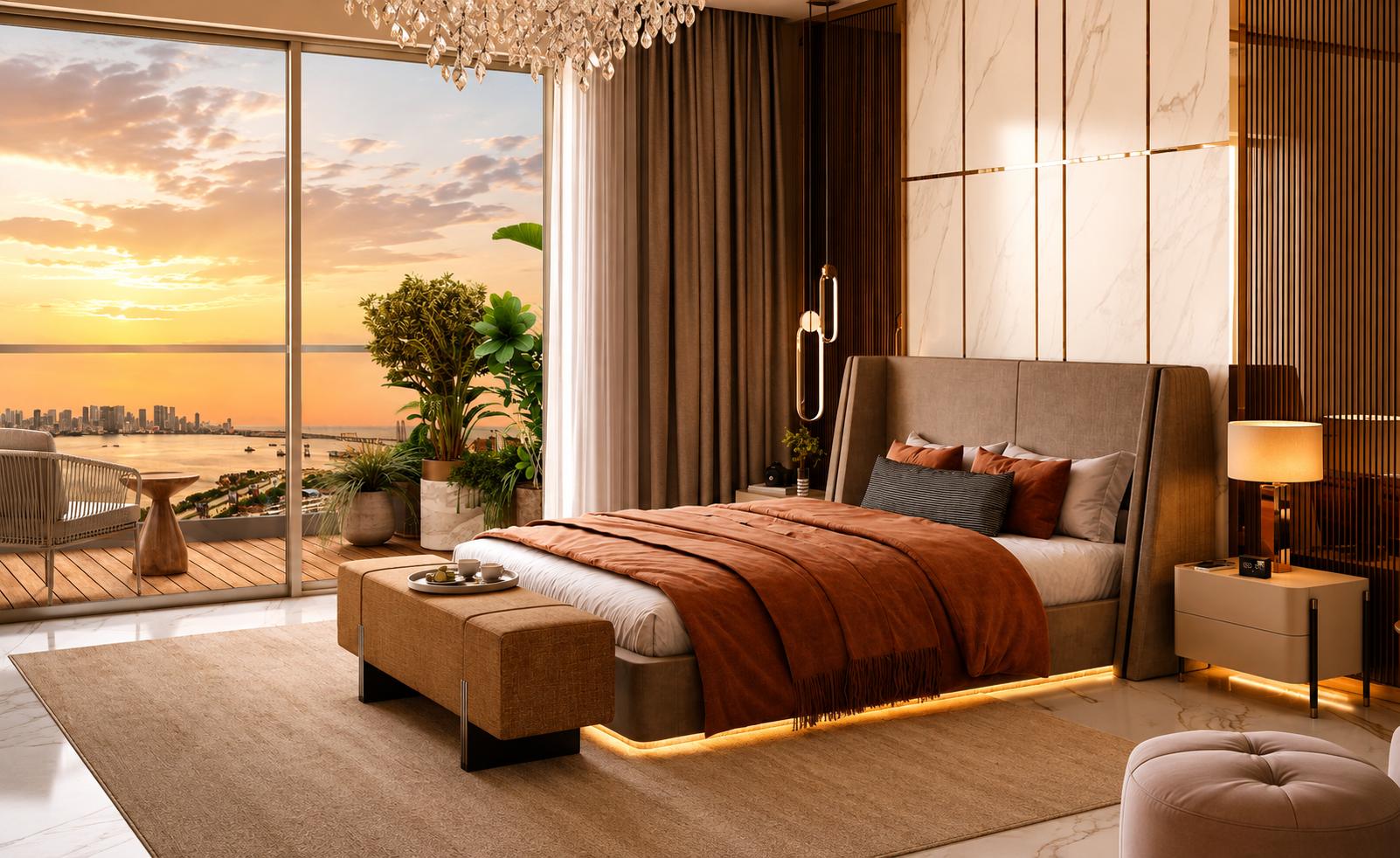 Interior 3 at Hiranandani Bay Heights, Bandra West